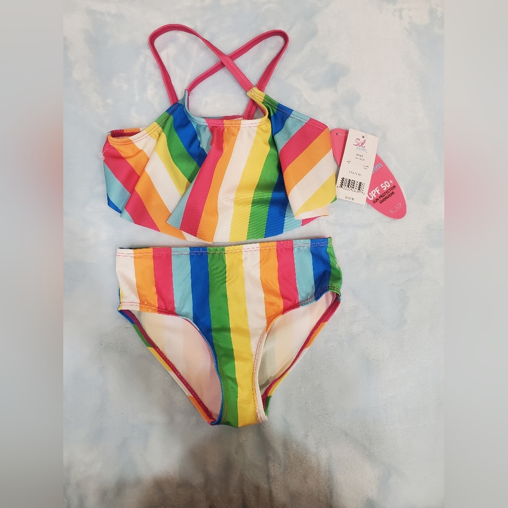 toddler Girls swimsuit 2 pcs